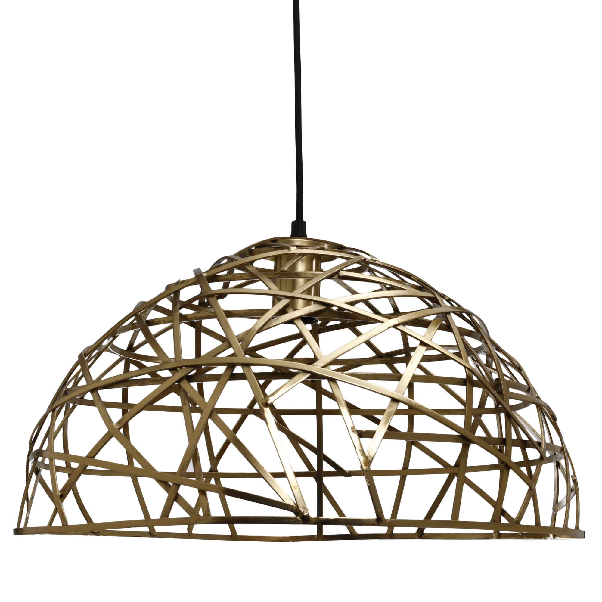 Castor Brass iron hanging lamp geometric design