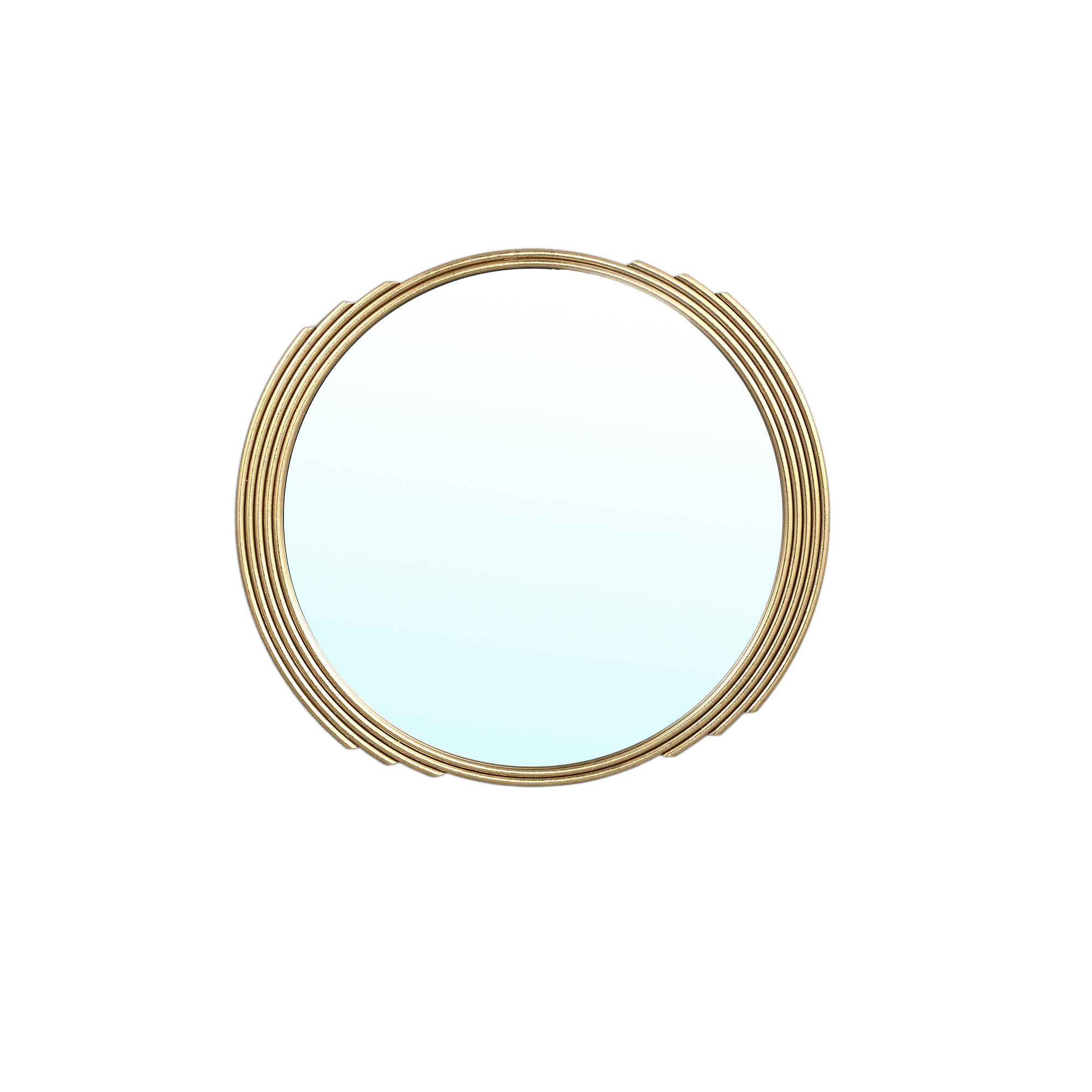 Seliza Gold iron mirror elegant border round