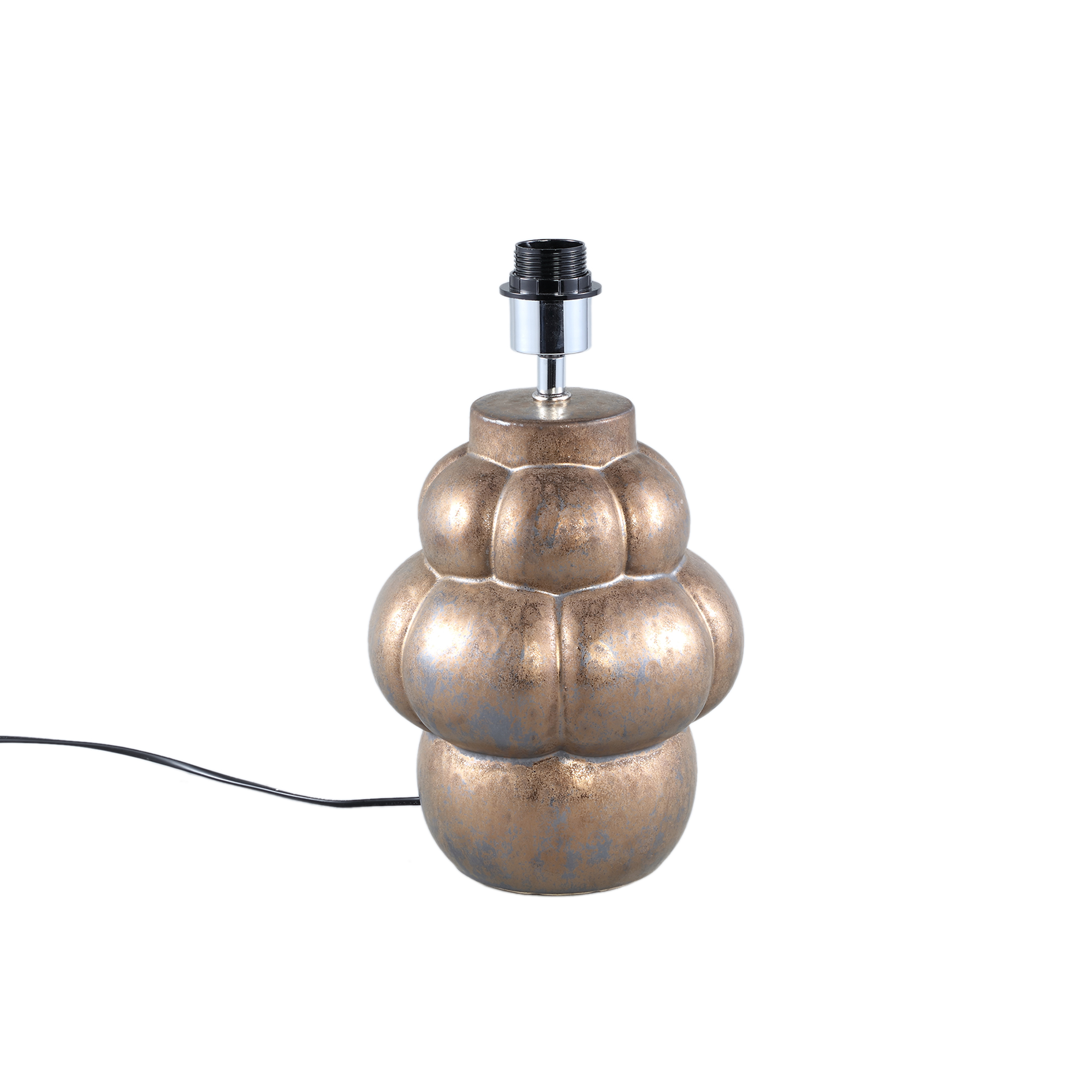 Nolay Bronze ceramic lamp base round S